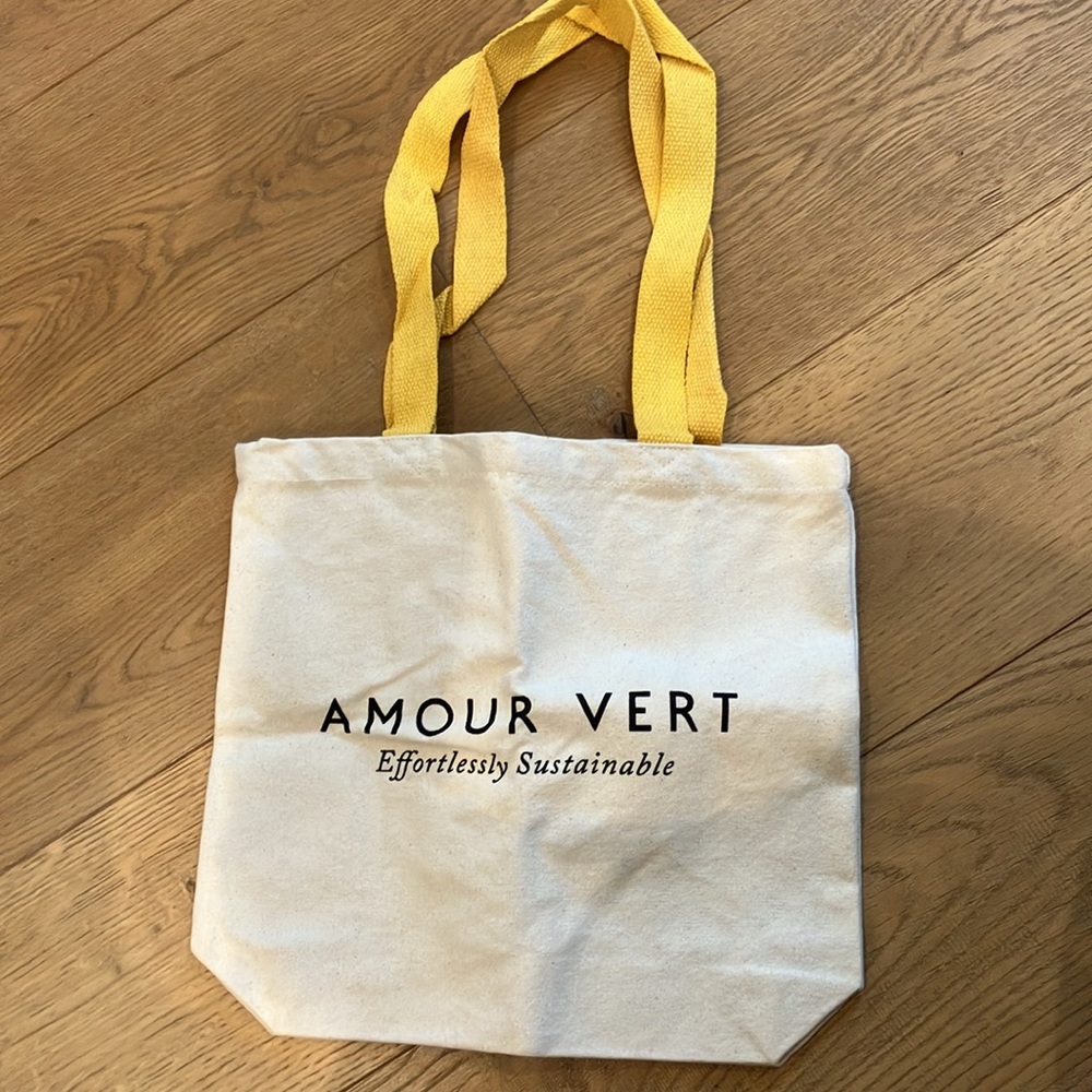 NEW Amour Vert Reusable Canvas Tote